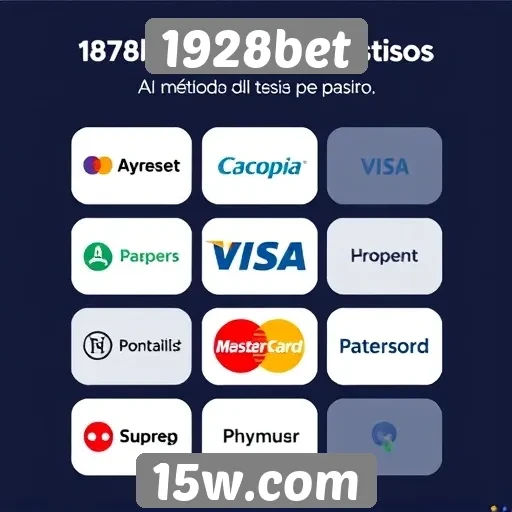 Métodos de pagamento aceitos no 1928bet